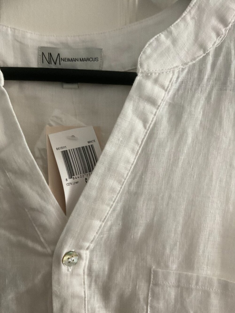 Neiman Marcus Linen top NWT Size Small - Picture 2 of 3